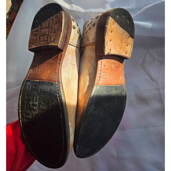 BedStu Whacky II Studded Cream & Tan Leather Boots, EU 39, best for US 8.5 - 9 - Picture 4 of 5